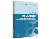 Codul insolventei. Legea insolventei nr. 85/2014 si Legea insolventei persoanelor fizice nr. 151/2015. Editie martie 2020