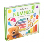 Sa invatam numerele. Set educativ cu puzzle