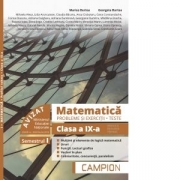 Matematica. Probleme si exercitii. Teste. Clasa a IX-a. Semestrul I. Servicii, resurse, tehnic - Marius Burtea, Georgeta Burtea