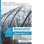 Matematica. Probleme si exercitii. Teste. Clasa a XII-a. Semestrul I. Servicii, resurse, tehnic - Marius Burtea, Georgeta Burtea