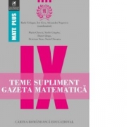 Teme supliment. Gazeta Matematica. Clasa a IX-a - Radu Gologan, Ion Cicu, Marin Chirciu, Octavian Stroe, Sorin Ulmeanu, Daniel Jinga, Alexandru Negrescu