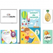 Pachet DZC: Lecturi de vacanta clasa 3 - Editura Elicart, Miade (Contribuie la cresterea fluentei in citire) Diploma si Medalie.