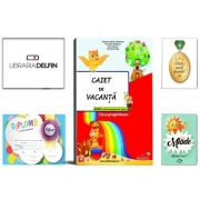 Pachet DZC: Caiet de vacanta pentru clasa pregatitoare - Editura Joy, Miade (Contribuie la cresterea fluentei in citire) Diploma si Medalie.