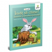 Invat sa citesc! Nivelul 0. Iepurele si broasca-testoasa - adaptare dupa Esop