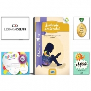 Pachet DZC: Lecturile scolarului, clasa 3-a (contine itemi pentru verificarea cunostintelor)-Editura DZC, Miade (Contribuie la cresterea fluentei in citire) Diploma si Medalie.