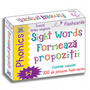 Sight words. Formeaza propoziti. Jetoane limba engleza - Fran Bromage
