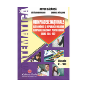 OLIMPIADELE NATIONALE ALE ROMANIEI SI REPUBLICII MOLDOVA. OLIMPIADELE BALCANICE PENTRU JUNIORI (OBMJ) 2014 - 2017 - Artur Balauca, Catalin Budeanu, Gabriel Marsanu