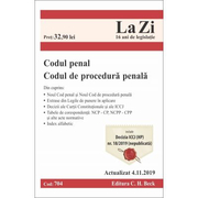 Codul penal si Codul de procedura penala. Cod 704. Actualizat la 4. 11. 2019