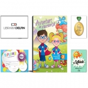 Pachet DZC: Aventuri de vacanta, Caiet transcurricular clasa a 2-a (Contine diploma si supliment pentru limba engleza ) Ed. Sinapsis, Miade (Contribuie la cresterea fluentei in citire) Diploma si Medalie.