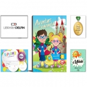 Pachet DZC: Aventuri de vacanta, Caiet transcurricular pentru clasa a 3-a (Contine diploma si supliment pentru limba engleza )-Editura Joy, Miade (Contribuie la cresterea fluentei in citire) Diploma si Medalie.
