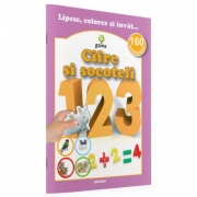 Cifre si socoteli. Lipesc, colorez si invat... - Colectia Abtibild