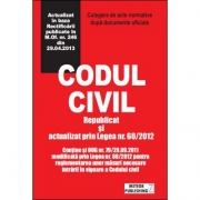 Codul civil actualizat. Republicat si actualizat prin Legea nr. 60/2012