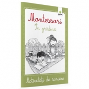 In gradina - Activitati de scriere Montessori
