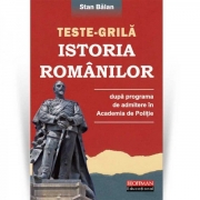 Istoria romanilor dupa programa de admitere in Academia de Politie - Stan Balan