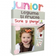 Scrie si sterge! Junior - Legume si fructe