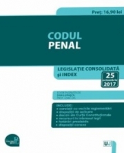Codul penal. Editie tiparita pe hartie alba. Legislatie consolidata si index: 25 octombrie 2017