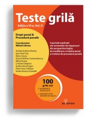 Teste grila. Editia a VI-a. Vol. II. Drept penal • Procedura penala - Mihail Udroiu