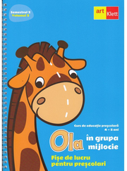 OLA în grupa mijlocie. Fișe de lucru pentru preșcolari. Semestrul 2. Vol 3.
