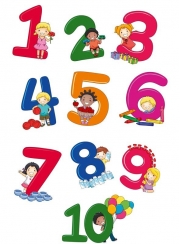 Numere – Set planșe (KP-012) - 30x40