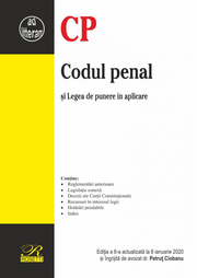 Codul penal. Editia a 8-a actualizata la 8 ianuarie 2020 - Petrut Ciobanu