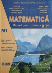 Manual de matematica, clasa XII-a, Profil M1 (Ion D. Ion)