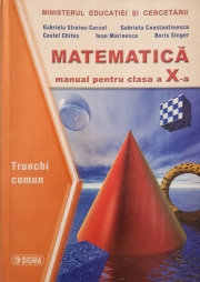 Matematica - manual pentru clasa a X-a (trunchi comun si curriculum diferentiat)
