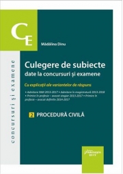 Culegere de subiecte date la concursuri si examene. 2 Procedura civila - Madalina Dinu
