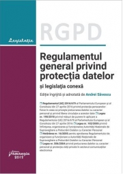 RGPD - Regulamentul general privind protectia datelor si legislatia conexa actualizat la 17 septembrie 2018