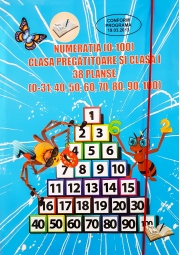 Numeratia (0-100) pentru clasa pregatitoare si clasa I - 38 planse