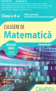 Culegere de matematica pentru clasa a X-a, semestrul I